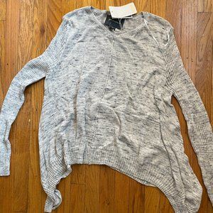 Grey knit sweater